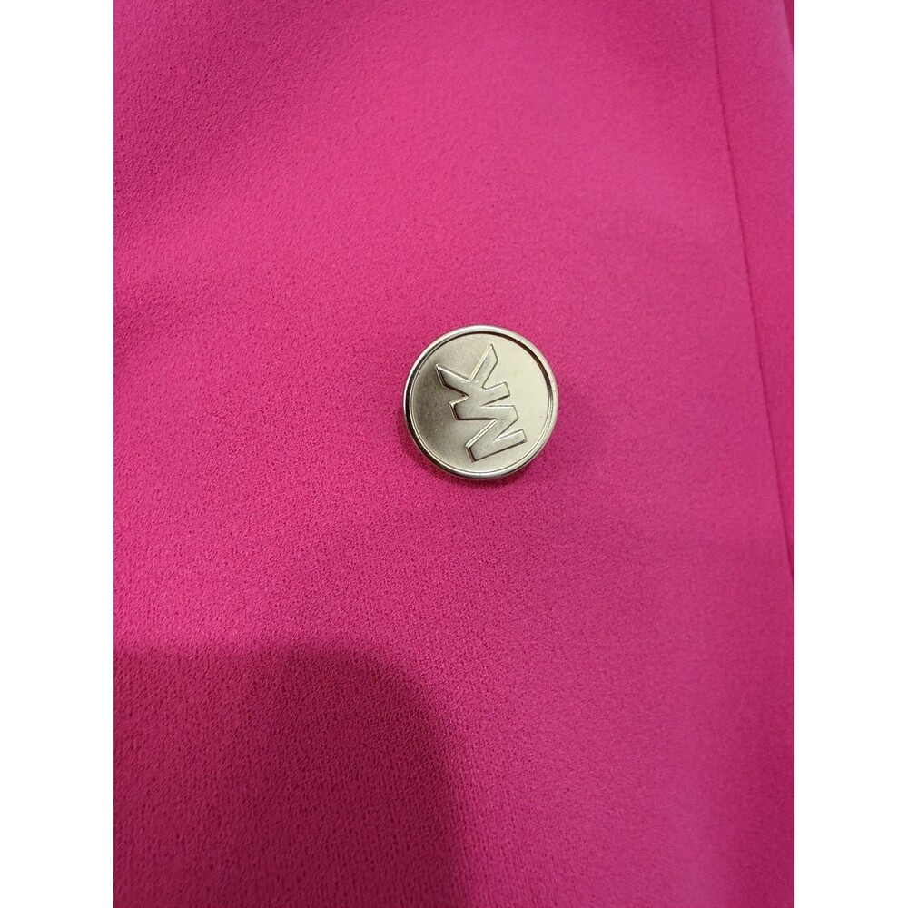 MICHAEL Michael Kors Women's Blazer Pink Cropped Double Breasted NWT  Size Large - Picture 7 of 8
